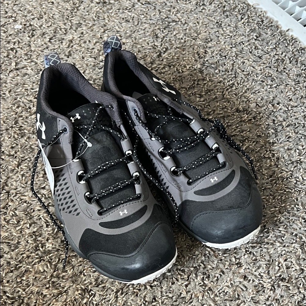 Under Armour Black and Gray Athletic Shoes